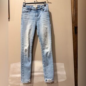 Frame Denim Light Blue Skinny Jeans